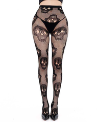 3-Pack Halloween Fishnet Tights Mixed Pattern Set