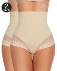 Women's Light Breathable Mesh Hip-Lifting and Tummy-Control Panties