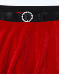 Christmas Velvet Heart Decoration Sexy Suit