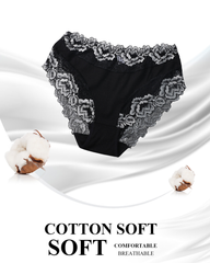3-Pack/5-Pack Sexy Floral Lace Mid-Rise Panties