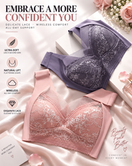 3-Pack Plus Size Seamless Comfort Lace Bras