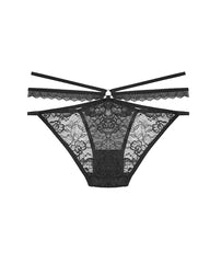 Sexy Lace Crisscross Strap Breathable Invisible Cotton Crotch Panties