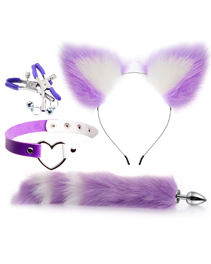 Erotic Ear Hair Clip Sex Toys SM Four-Piece Set