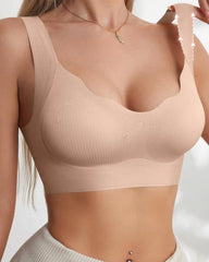 Women's Solid Wireless Push Up Bra, Breathable Comfortable Lingerie Top for Daily Wear, Women's Lingerie for All Seasons, Underwear
