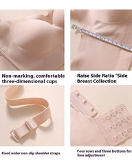 Women's Seamless Push-Up Bra With Rotating Buckle To Prevent Sagging