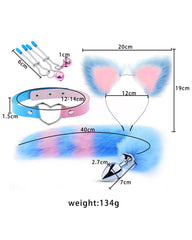 Erotic Ear Hair Clip Sex Toys SM Four-Piece Set