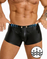 Men's PU Leather Sexy Boxer Briefs