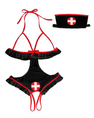 Sexy Naughty Maid Nurse Role-playing Lingerie Set