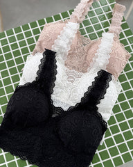 Comfortable Stretchy Sexy Lace Seamless Bra Vest