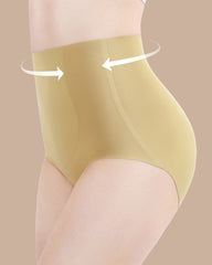 High-waisted Tummy-control Seamless 7A  Antibacterial Breathable Underwear