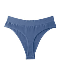 Women's Seamless Sports Fitness Solid Color Elastic T-Thong