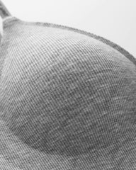 Deep V Seamless Letter Thin Straps Wire-Free Comfort Bra