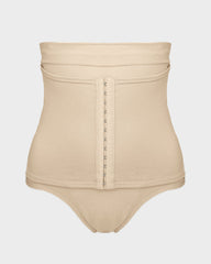 Double-Layer High Waist Tummy Control Shaping Thong