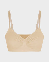 Full Coverage Non-Padded Wireless Sculpt Bra