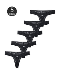 5-Pack Sexy Lace Openwork Seamless Thongs