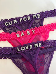 Custom Thong - Name Thong custom thong adult lingerie