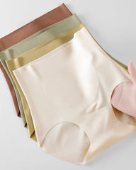 High-waisted Tummy-control Seamless 7A  Antibacterial Breathable Underwear