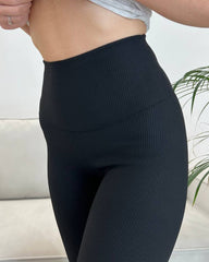 High-waisted Tummy-flattening Butt-lifting Stretchy Slimming Leggings
