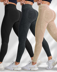 High Waisted Hip-lifting Seamless Quick-drying Yoga Leggings