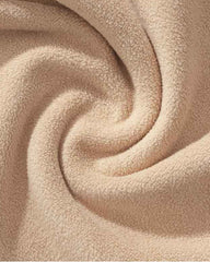 Silk Patch Fleece-Lined Fixed Cups Wire-Free Comfortable Warm Vest