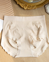 Mulberry Silk Warming Temperature-sensitive 10A Antibacterial Crotch High Elasticity Seamless Hip-lifting Panties