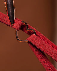 Sexy Heart-Shaped Lace Flower Pearl Embellished Thong