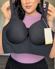 V-neck Wide Back Underwire Long Body Shaping Push-up Bra