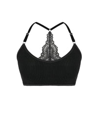 Women's Lace Vest Seamless Elastic Bra
