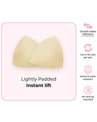 Seamless Adhesive Invisible Lifting and Gathering Breast Pads