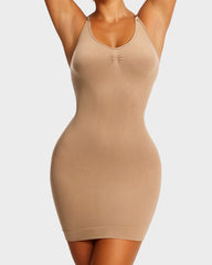 Scoop Neck Seamless Tummy Control Shaping Dress