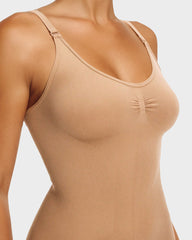 Scoop Neck Seamless Tummy Control Shaping Dress