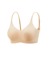 Women's V-neck Seamless Breathable Push-up Vest Bra  with Two Removable Shaping Pads