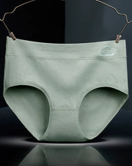 Women's Pure Cotton Stretch Mid-waist Soft Panties
