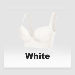 Push-Up Back Smoothing Bra-White