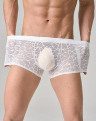 Men's Ultra-thin Lace Breathable Mesh Boxer Briefs